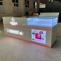 Welfare Lottery Front Office Scrapbook Scraproom Lotterys Lottery Shop Counter Cashier Desk Double Hangers Sports Lottery Display Cabinet