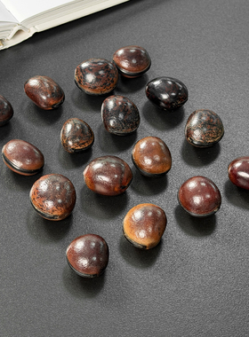 天然植物果实黑色木鱼果原籽手工DIY手串饰品配件文玩盘玩手把件