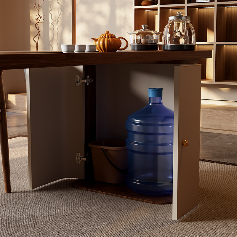 岩板实木茶桌椅组合家用一桌五椅轻奢高级感办公室烧水壶一体茶台,淘宝优惠券,粉丝福利购,淘宝优惠卷