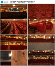 Opera House Stage Great Theater Small Pint Scene Romance Scene Drama Drama Theatre Cinema Cinema Seating Video Material