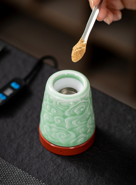 USB车载充电宝可用电熏香炉便携