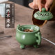 Taiwan temperature control chip electric incense burner comes with copper plate and wooden base