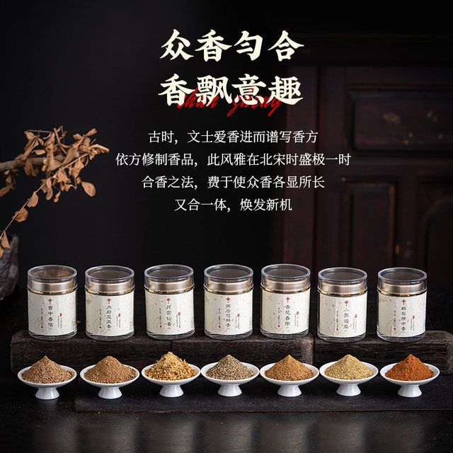 Natural synthetic aromatherapy raw materials are ground without additives