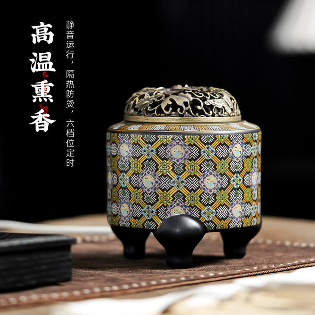 Taiwan temperature control chip electric incense burner with regular temperature adjustment