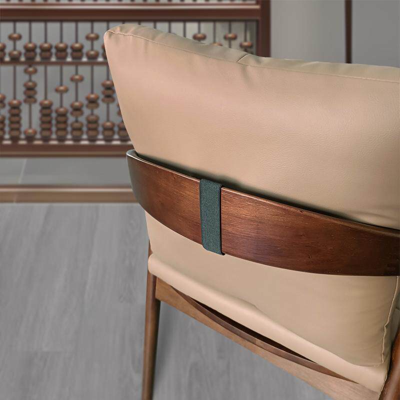 舒美特椅子坐垫总统椅实木座垫现代简约广岛椅学士椅坐垫靠背一体