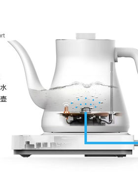茶小白二代烧水壶电热水壶自动上水煮水壶泡茶专用水壶不锈钢智能