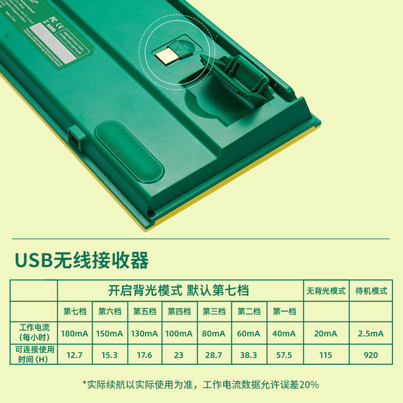 黑峡谷X3X5金丝雀主题凯华BOX轴女生办公电竞游戏PBT无线机械键盘 - 图3