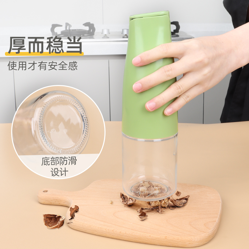 厨房用油壶自动开合家用酱油瓶醋瓶多功能大号防漏玻璃调味瓶油罐-图2