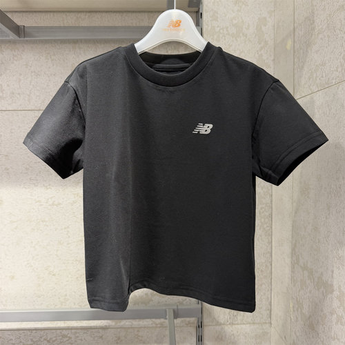 NewBalance NB26夏款男童女童儿童纯净小标棉吸汗短袖T恤7EG2E163 - 图2