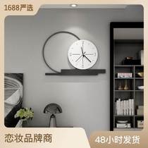 Watch Living Room 2023 New Light Lavish Hanging Bell Brief Modern Creative Decoration Home Fashion Restaurant Clock Hanging Wall