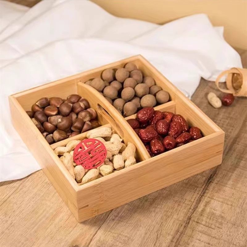 果盘客厅茶几家用干果盘零食坚果摆放盘甜品台展示架四宫格点心盒,淘宝优惠券,粉丝福利购,淘宝优惠卷