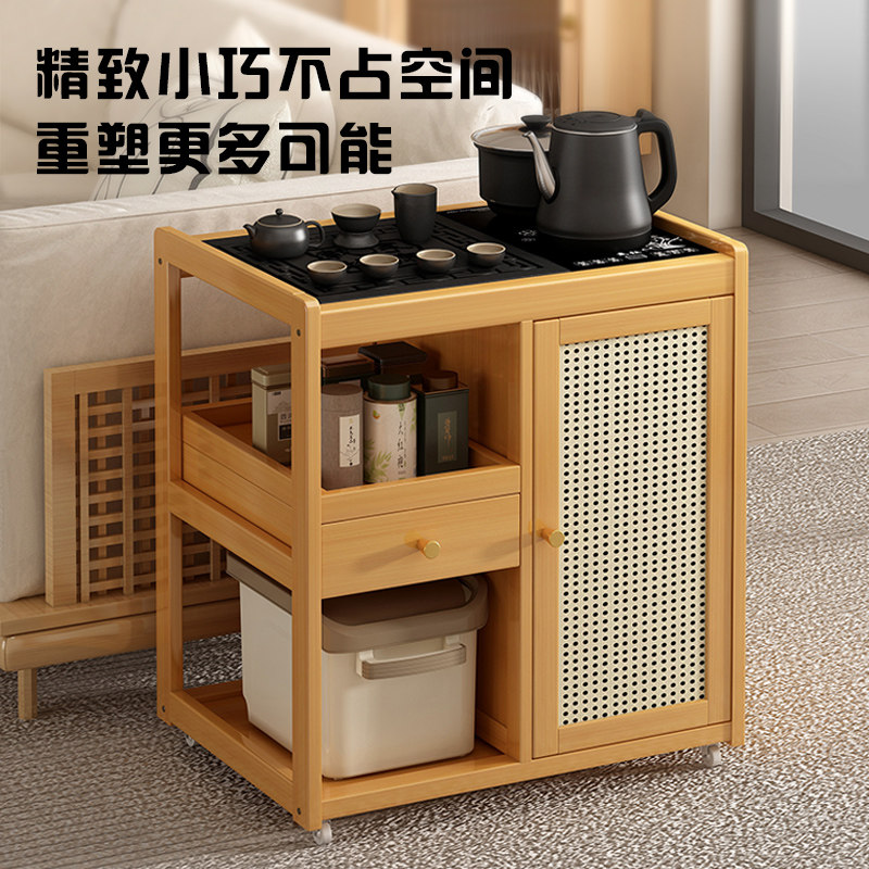茶桌客厅家用茶几可移动小茶台烧水壶一体沙发边几非实木阳台边柜,淘宝优惠券,粉丝福利购,淘宝优惠卷