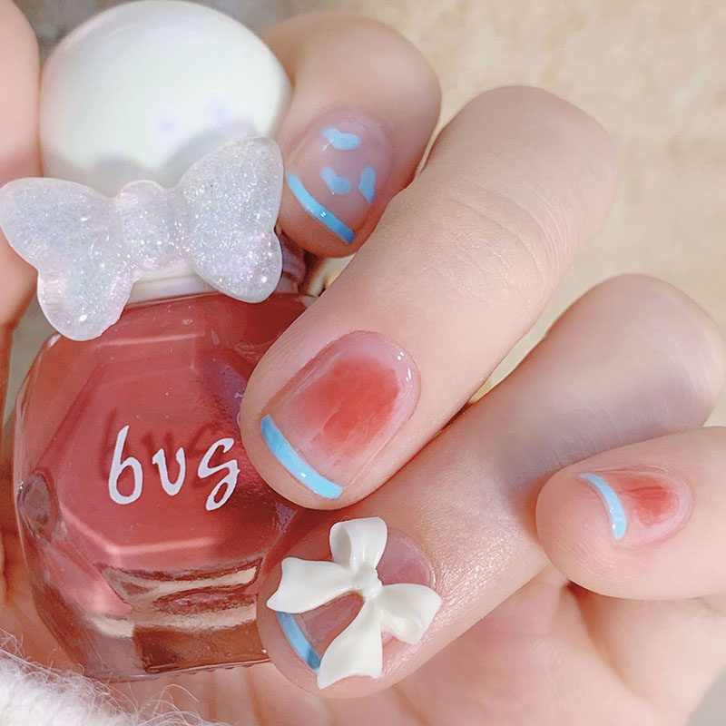 高端显白持久免烤快干适合的指甲油 beyourgirlfriend指甲彩妆