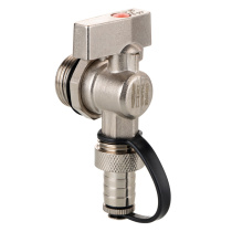 Floor heating water distributor drain valve Heating sheet drain exhaust Sewerage geothermal tube valve Divine Instrumental heating sheet 6 points