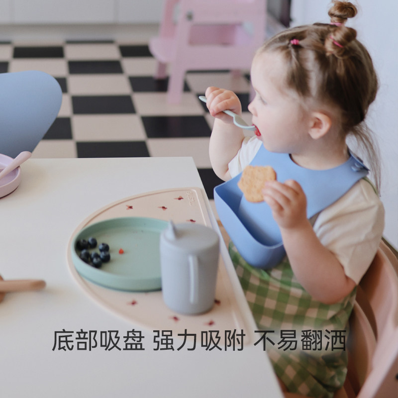 mushie儿童宝宝硅胶软勺组合防摔耐高温婴儿餐具勺子,淘宝优惠券,粉丝福利购,淘宝优惠卷