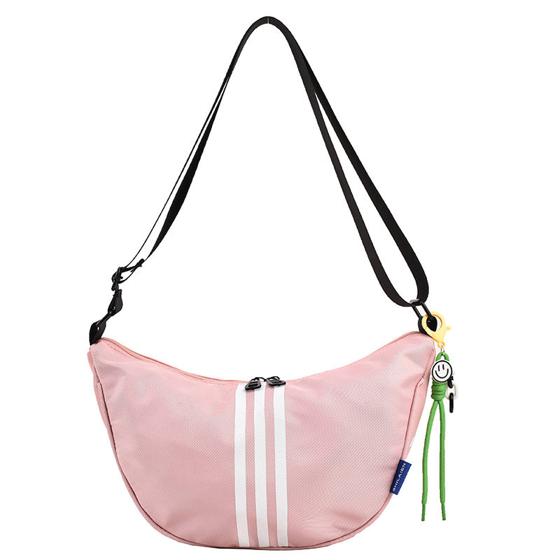 Japanese and Korean popular striped canvas bags for women this year