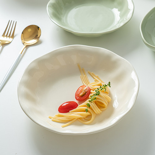 釉下彩餐具新款菜盘家用8寸盘子餐盘饭盘汤盘特别好看的盘子碟子 - 图3