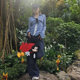 Hand-carrying bucket lunch box bag cute Mickey dish basket bag