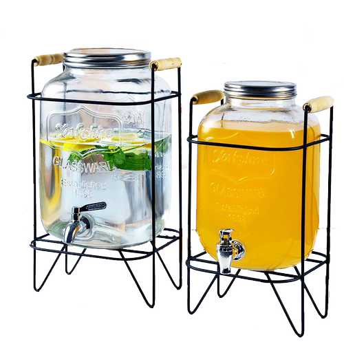 玻璃酒桶泡酒瓶带龙头水果茶桶啤酒桶自制饮料桶果汁罐可乐桶容器 - 图3