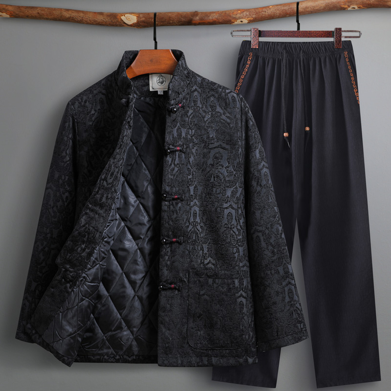 中国风冬季 唐老头唐装