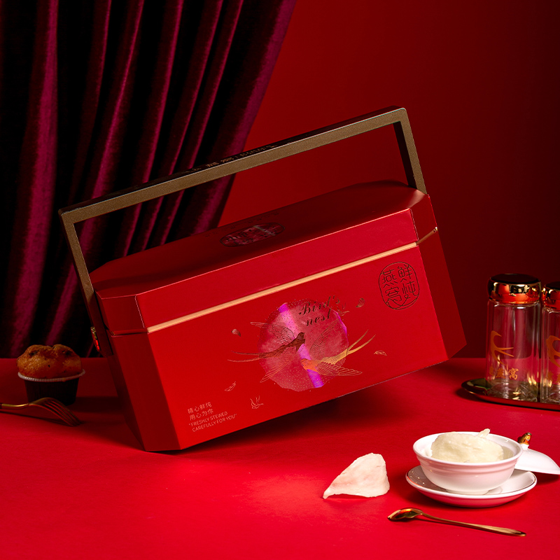 鲜炖燕窝包装盒空礼盒中秋节礼盒多规格内衬可换酒店宴席定制logo - 图1