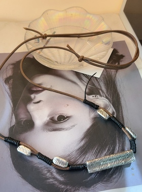 25秋冬新款项链女款锁骨链高级感轻奢小众气质颈链 混搭风