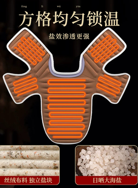 肩颈热敷包颈椎贴盐袋电加热肩膀护颈海粗盐艾灸艾草理疗袋子神器