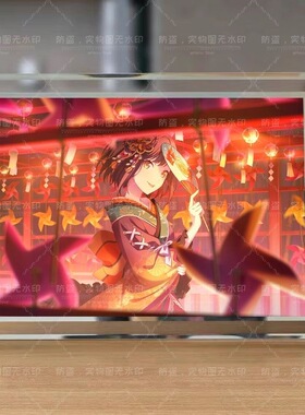 enana初音未来水晶玻璃相框摆台
