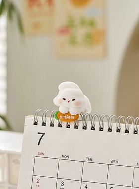 速发可爱迷你小动物电礼屏幕趴趴摆件办公室送面工位装饰品脑物桌