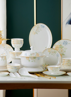 速发餐具套组饰迁新居礼品装乔品摆件入宅搬家暖房周年纪念