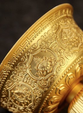 速发金属供杯供碗鎏供砖石供水杯金佛灯圣水杯藏奉八吉祥家用供式