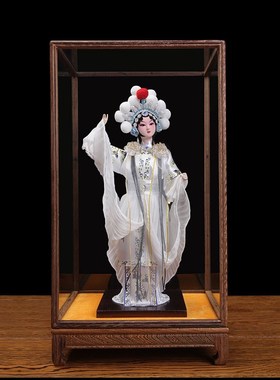 速发京剧人物摆件大伴公创意工艺品中国物特色礼风送领导送客户关