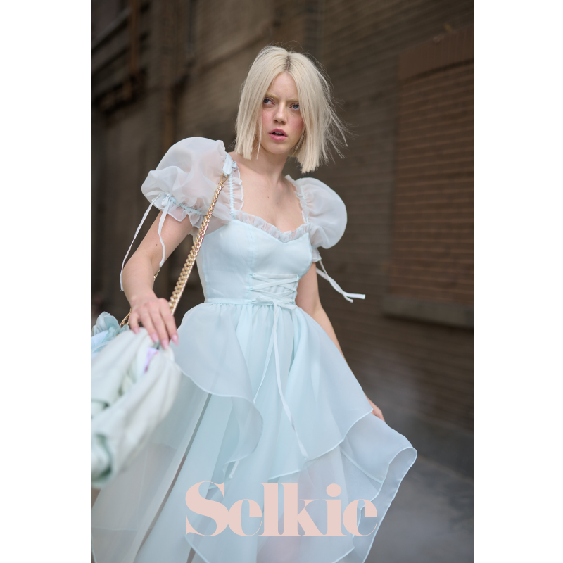 Selkie Collection海蓝之泪仙女长款礼服裙-图1