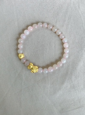 貔休貔貅手链黄金转运珠福袋纯金招财皮丘999足金送女友七夕礼物