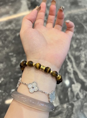 黄金纯金黑金刺青信念手链情侣男999足金送女友男友老婆七夕礼物