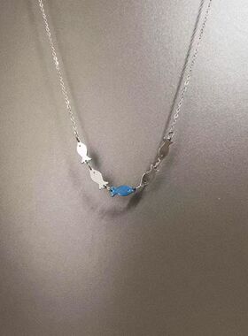 韩版流行项链可爱小猫咪吊坠锁骨链创意设计时尚潮流百搭吊坠