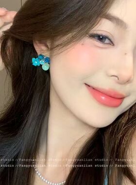 小众设计感甜美气质耳环