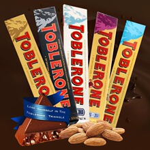 Toblerone瑞士三角黑/牛奶白巧克力100g*3