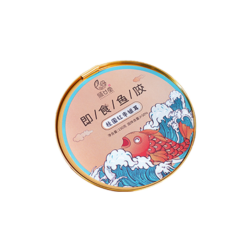 顺口堂即食花胶鱼胶孕妇产妇女性营养滋补品黄玉胶金汤花胶礼盒