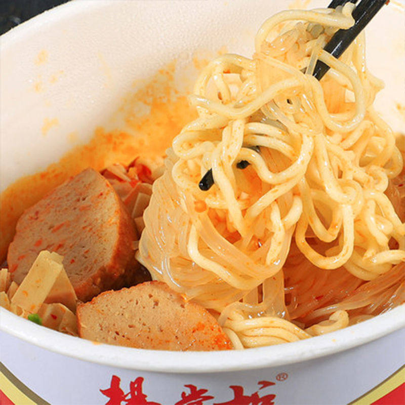 杨掌柜粉面菜蛋桶装卤蛋宵夜宿舍速食品酸辣粉方便面泡面整箱,淘宝优惠券,粉丝福利购,淘宝优惠卷