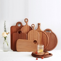 Baby Cutting Board Fruit Wood Chopping Block Mini Case Board Creative Children Dinner Plate U Sandalwood Cutting Board Steak Cutting Vegetable Plate