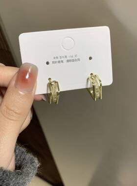 专柜品牌欧美潮流个性冷淡风滴油花朵流苏耳环时尚超仙设计感轻奢