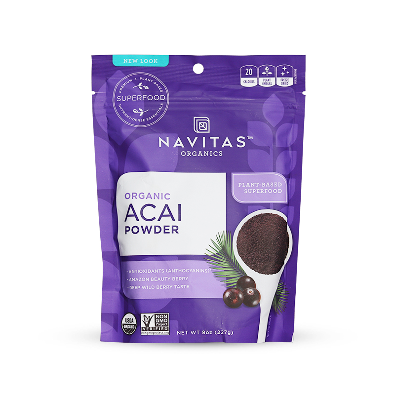 美国Navitas进口巴西莓粉Acai Powder无添加糖冻干花青素阿萨伊果 - 图3