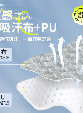 乳胶抗菌防臭透气鞋垫