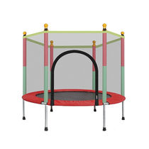 Children trampoline Indoor small children Adult Fitness with protective mesh Family Toys Trampoline Trampoline Baby Bounce Bed