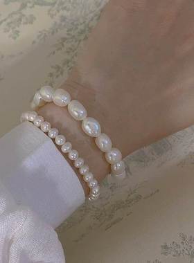 Baroque pearl temperament bracelet new jewelry女士气质手链