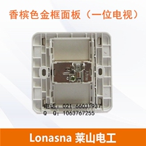 Lonasna Lai Hills Electrician Champagne Gold Frame Panel 128 TV Cable TV CCTV CCTV Swap