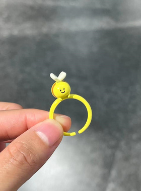 蜜蜂戒指搞怪可爱卡通童