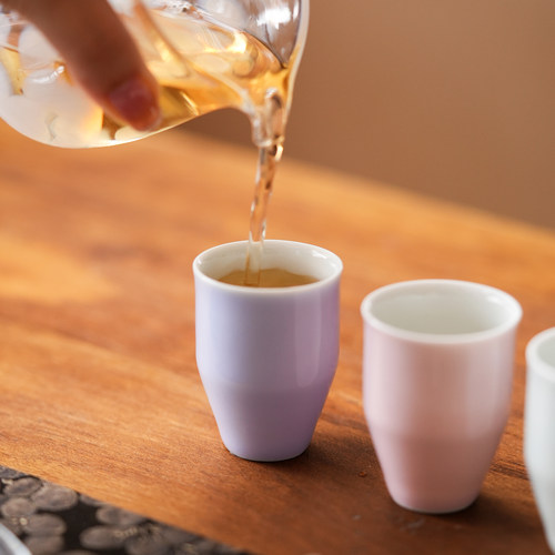 原矿高温单色釉竹节杯闻香杯品茗杯茶杯主人杯容量35ml - 图2