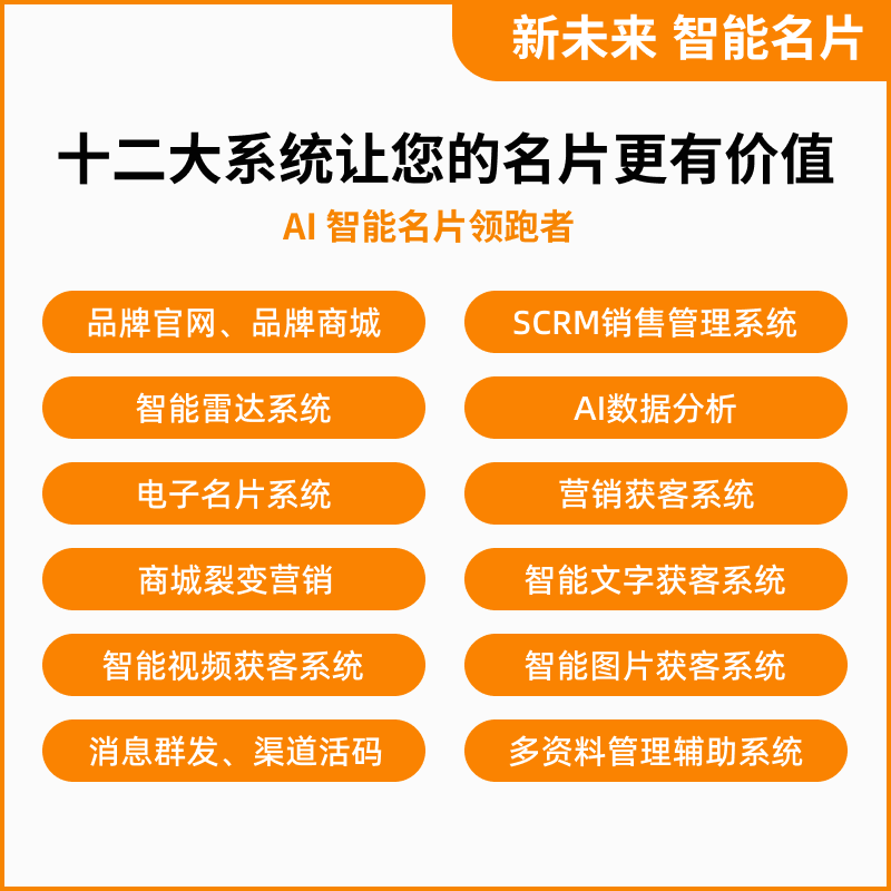 电子名片制作设计微信小程序智能名片开发电子版名片数字名片定制 - 图0